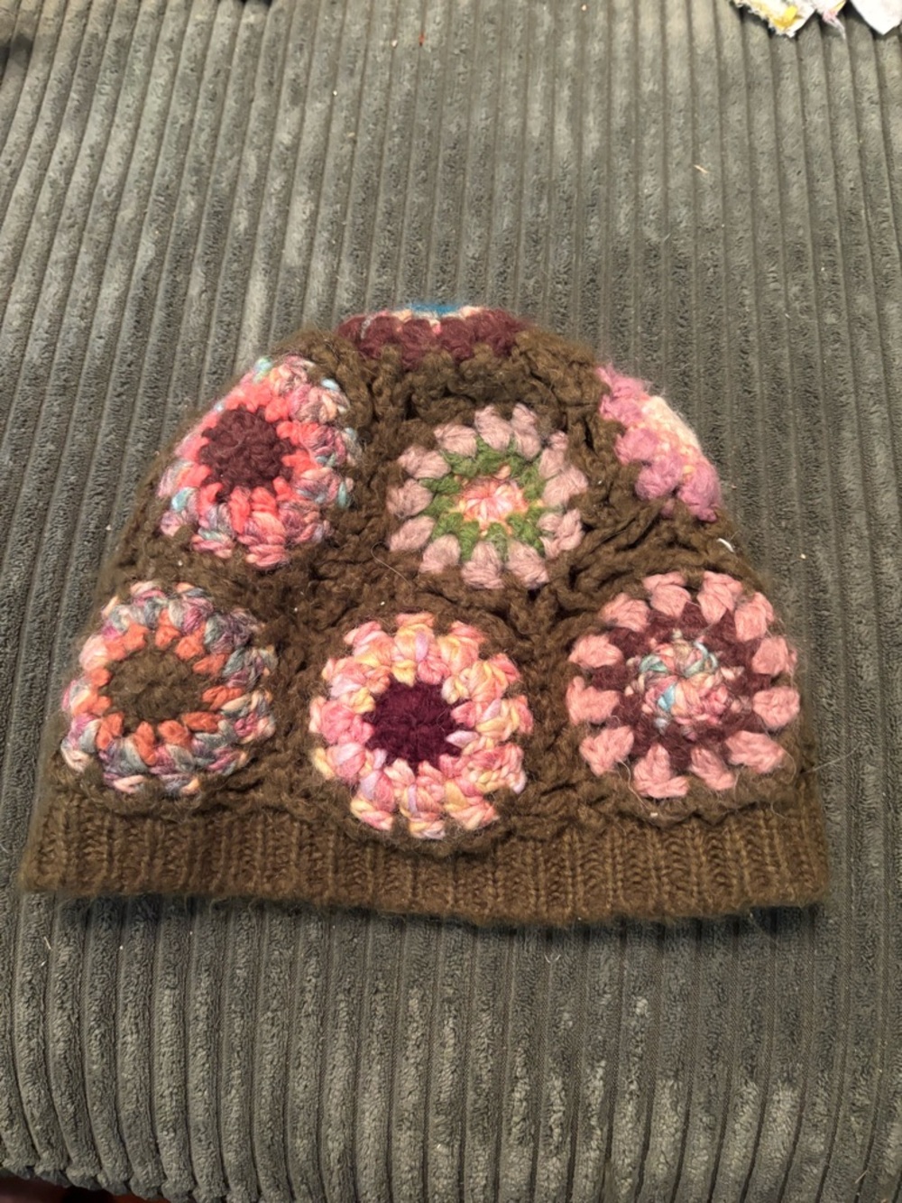 Lucky Brand crochet beanie winter hat